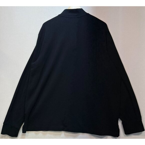 Polo Ralph Lauren Men's 1/4 Zip Pullover Sweater Estate Rib Mock Neck Sz XL Navy - Picture 2 of 12